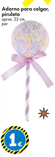 TEDi Adorno para colgar, piruleta oferta