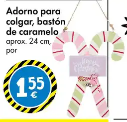 TEDi Adorno para colgar, bastón de caramelo oferta
