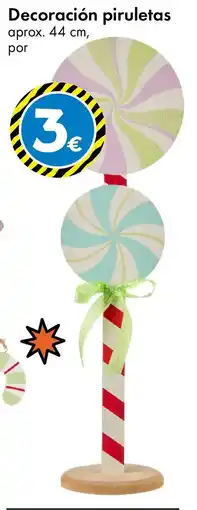 TEDi Decoración piruletas oferta