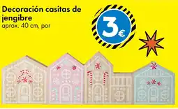 TEDi Decoración casitas de jengibre oferta