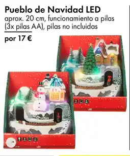 TEDi Pueblo de Navidad LED oferta