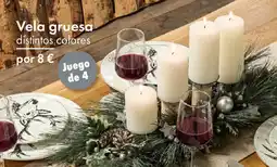 TEDi Vela gruesa oferta
