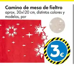 TEDi Camino de mesa de fieltro oferta