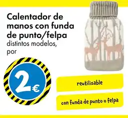TEDi Calentador de manos con funda de punto/felpa oferta