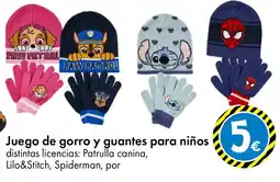 TEDi Juego de gorro y guantes para niños oferta