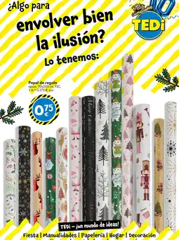 TEDi Papel de regalo oferta