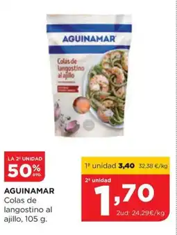 Alimerka AGUINAMAR Colas de langostino al ajillo oferta