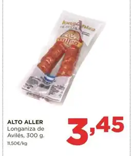 Alimerka ALTO ALLER Longaniza de Avilés oferta