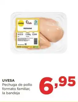 Alimerka UVESA Pechuga de pollo formato familiar, la bandeja oferta