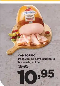 Alimerka CAMPOFRÍO Pechuga de pavo original o braseada oferta