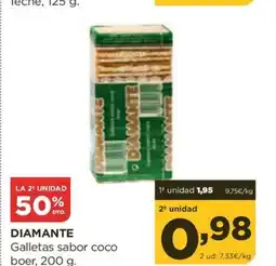 Alimerka DIAMANTE Galletas sabor coco oferta