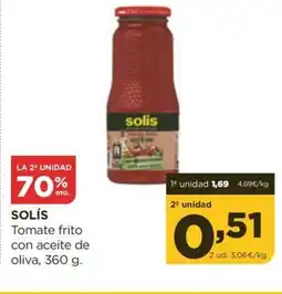 Alimerka SOLÍS Tomate frito con aceite de oliva oferta