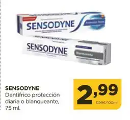 Alimerka SENSODYNE Dentifrico protección diaria o blanqueante oferta