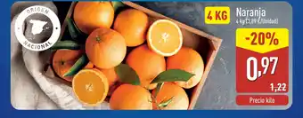 ALDI Naranja oferta