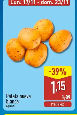 ALDI Patata nueva blanca oferta