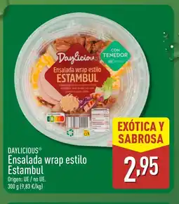 ALDI DAYLICIOUS Ensalada wrap estilo Estambul oferta
