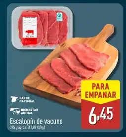 ALDI Escalopín de vacuno oferta