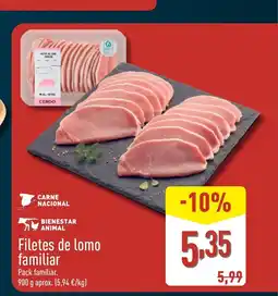ALDI Filetes de lomo oferta