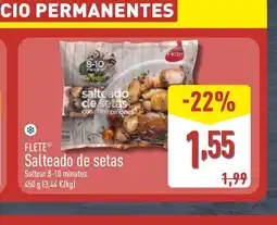 ALDI FLETE Salteado de setas oferta