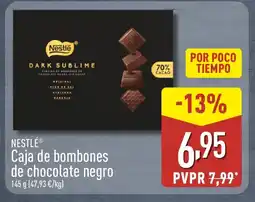 ALDI NESTLÉ Caja de bombones de chocolate negro oferta