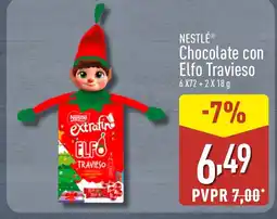 ALDI NESTLÉ Chocolate con Elfo Travieso oferta