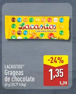 ALDI LACASITOS Grageas de chocolate oferta