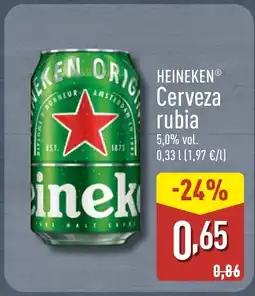ALDI HEINEKEN Cerveza rubia oferta