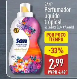 ALDI SAN Perfumador líquido tropical oferta