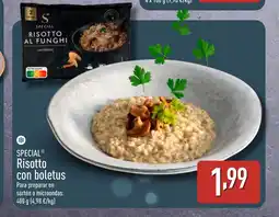 ALDI SPECIAL Risotto con boletus oferta