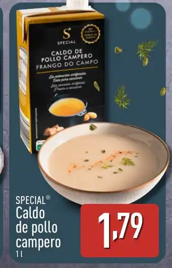 ALDI SPECIAL Caldo de pollo campero oferta