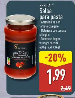 ALDI SPECIAL Salsa para pasta oferta