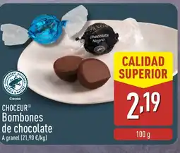 ALDI CHOCEUR Bombones de chocolate oferta