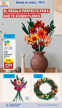 ALDI TOYLINO Kit de construcción de flores oferta