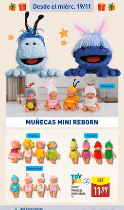 ALDI TOYLINO Muñecas mini reborn oferta