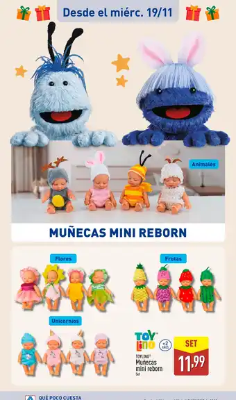 TOYLINO Muñecas mini reborn