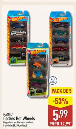 ALDI MATTEL Coches Hot Wheels oferta