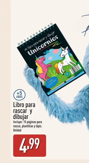 ALDI Libro para rascar y dibujar oferta