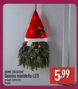 ALDI HOME CREATION Gnomo navideño LED oferta