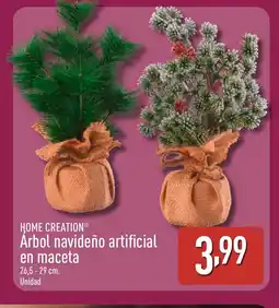 ALDI HOME CREATION Árbol navideño artificial en maceta oferta