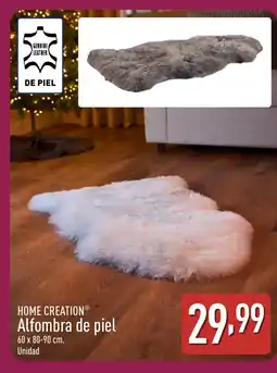 ALDI HOME CREATION Alfombra de piel oferta