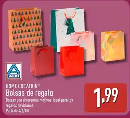 ALDI HOME CREATION Bolsas de regalo oferta