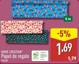 ALDI HOME CREATION Papel de regalo oferta