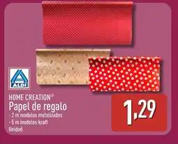 ALDI HOME CREATION Papel de regalo oferta
