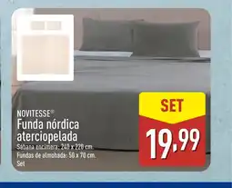 ALDI NOVITESSE Funda nórdica aterciopelada oferta