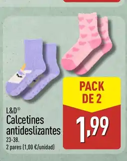 ALDI L&D Calcetines antideslizantes oferta