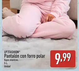 ALDI UP2FASHION Pantalón con forro polar oferta
