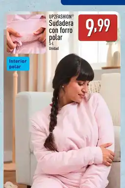 ALDI UP2FASHION Sudadera con forro polar oferta
