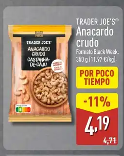 ALDI TRADER JOE'S Anacardo crudo oferta