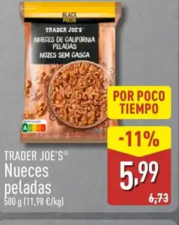ALDI TRADER JOE'S Nueces peladas oferta