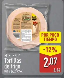 ALDI EL HORNO Tortillas de trigo oferta